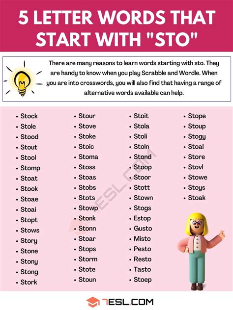 five letter words beginning sto|List of 5 letter words that start with STO